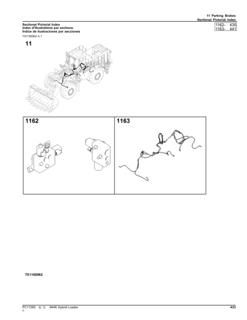 John Deere 944K Loaders (SN 1DW944K_ E669456-) Parts Catalog Manual - PC11360 - Image 4