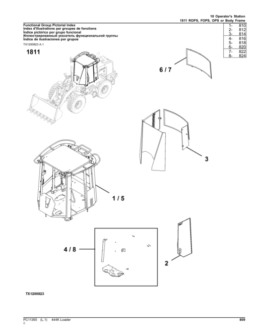 John Deere 444K Loaders (SN 1DW444K_ D670308-) Parts Catalog Manual - PC11365 - Image 2