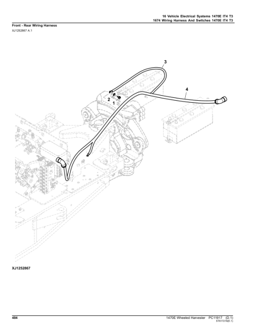 John Deere 1470E IT4 T3 Wheeled Harvesters (SN 001801-) Parts Catalog Manual - PC11917 - Image 3