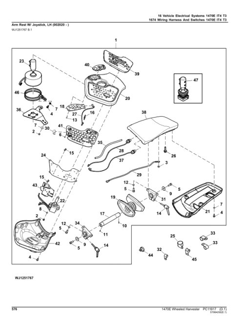 John Deere 1470E IT4 T3 Wheeled Harvesters (SN 001801-) Parts Catalog Manual - PC11917 - Image 4