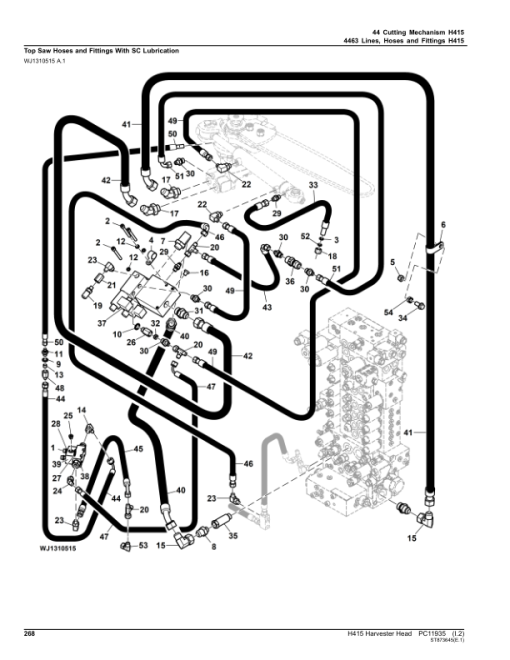 John Deere H415 Harvesting Heads (SN 000006-) Parts Catalog Manual - PC11935 - Image 4