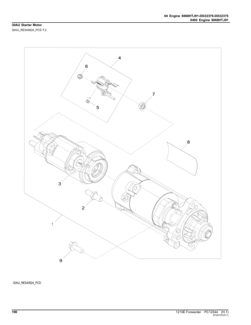 John Deere 1210E IT4 Forwarders (SN 001501-001697) Parts Catalog Manual - PC12344 - Image 4