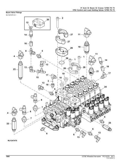 John Deere 1270E IT4 T3 8W Wheeled Harvesters (SN 002501 - 003008) Parts Catalog Manual - PC12378 - Image 4