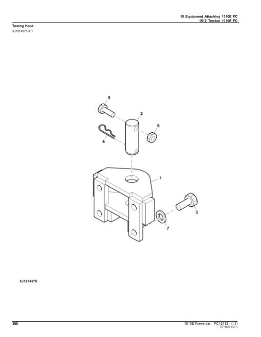 John Deere 1010E T3 FFC Forwarders (SN 005003 - 005472) Parts Catalog Manual - PC12413 - Image 4