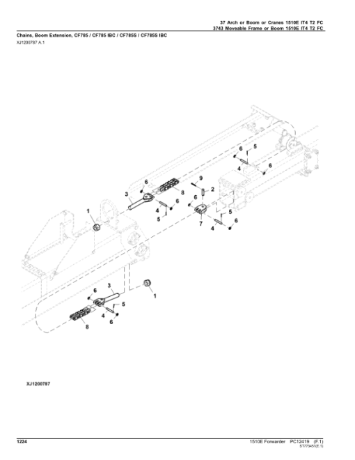 John Deere 1510E IT4 T2 FFC Forwarders (SN 003001 - 003569) Parts Catalog Manual - PC12419 - Image 3