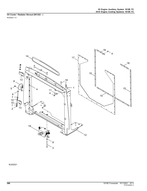 John Deere 1910E T3 FFC Forwarders (SN 001003-001883) Parts Catalog Manual - PC12501 - Image 3