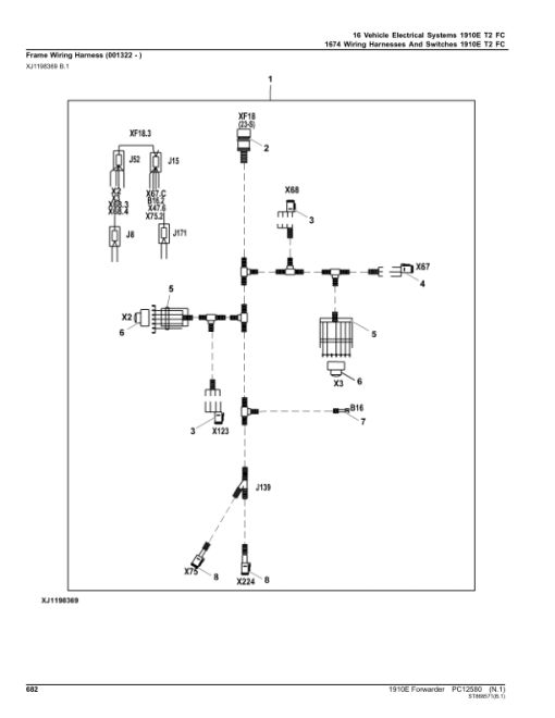 John Deere 1910E T2 FFC Forwarders (SN 002501-001883) Parts Catalog Manual - PC12580 - Image 4