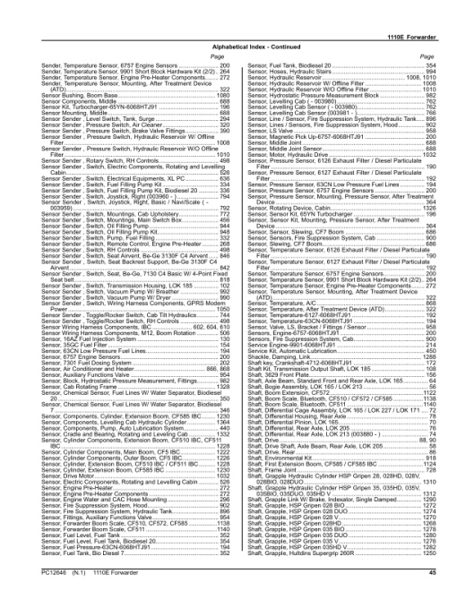 John Deere 1110E IT4 Forwarders (SN 003801 - 004050) Parts Catalog Manual - PC12646 - Image 4