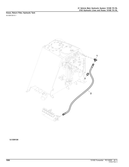 John Deere 1510E IT4 Forwarders (SN 003212 - 003569) Parts Catalog Manual - PC12650 - Image 2