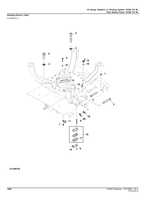 John Deere 1510E IT4 Forwarders (SN 003212 - 003569) Parts Catalog Manual - PC12650 - Image 4