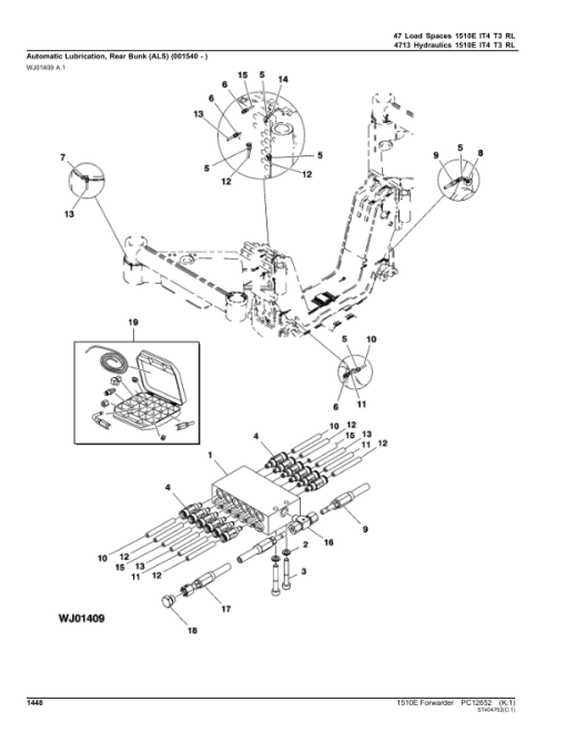 John Deere 1510E IT4 T3 Forwarders (SN 003212 - 003569) Parts Catalog Manual - PC12652 - Image 2