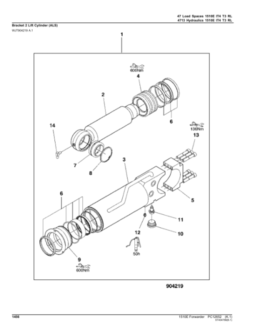 John Deere 1510E IT4 T3 Forwarders (SN 003212 - 003569) Parts Catalog Manual - PC12652 - Image 4