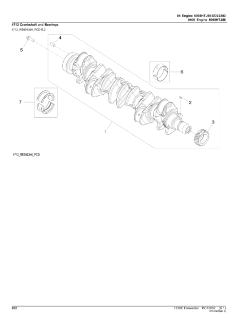 John Deere 1510E IT4 T3 Forwarders (SN 003212 - 003569) Parts Catalog Manual - PC12652 - Image 3