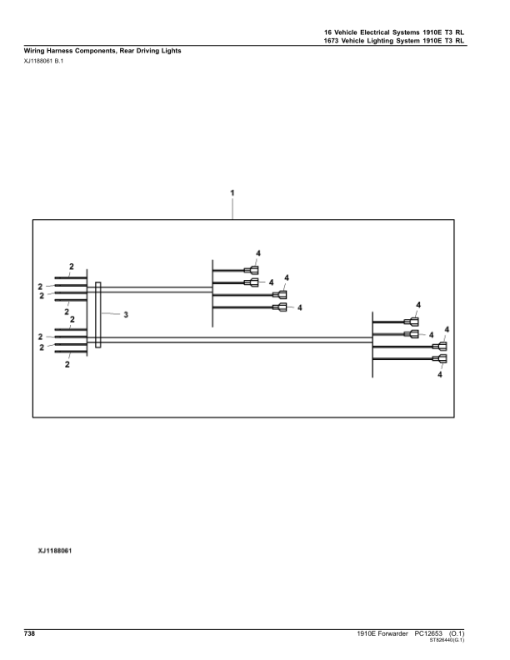 John Deere 1910E T3 Forwarders (SN 001468-001883) Parts Catalog Manual - PC12653 - Image 4