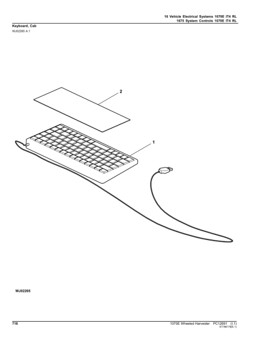 John Deere 1070E IT4 Wheeled Harvesters (S.N. 002224 - 002325) Parts Catalog Manual - PC12691 - Image 4