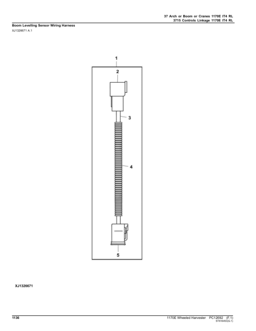 John Deere 1170E IT4 Wheeled Harvesters (SN 002359 - 002642) Parts Catalog Manual - PC12692 - Image 3