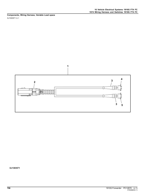 John Deere 1910G FFC Forwarders (SN 002003 - 002107) Parts Catalog Manual - PC12878 - Image 3