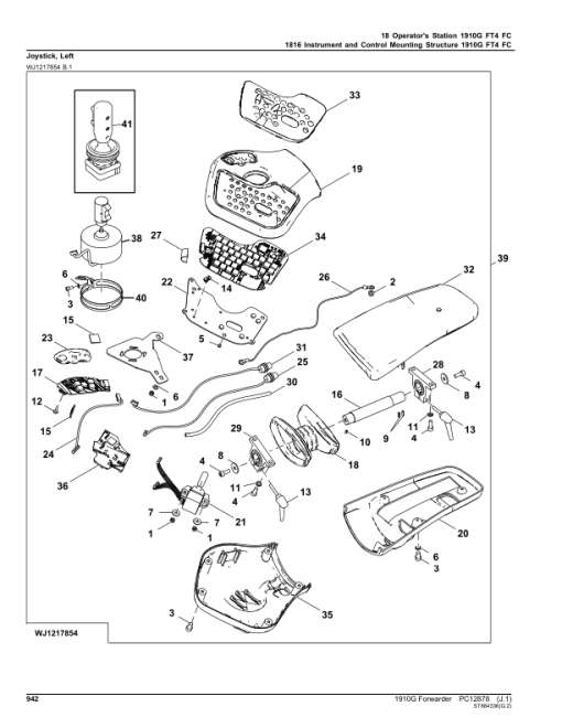 John Deere 1910G FFC Forwarders (SN 002003 - 002107) Parts Catalog Manual - PC12878 - Image 4