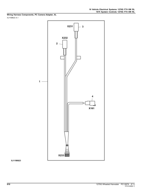 John Deere 1270G FT4 6W Wheeled Harvesters (SN 003505-003884) Parts Catalog Manual - PC12879 - Image 2