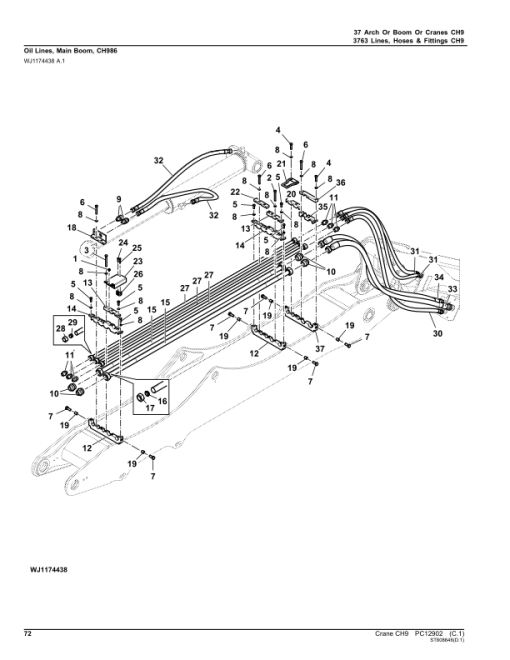 John Deere CH95 Crane Attachments Parts Catalog Manual - PC12902 - Image 2