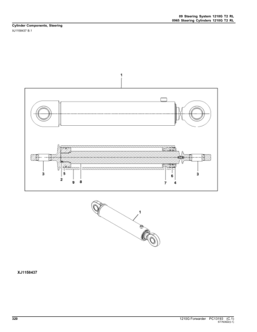 John Deere 1210G T2 RL Forwarders (SN C002101-002508) Parts Catalog Manual - PC13193 - Image 4