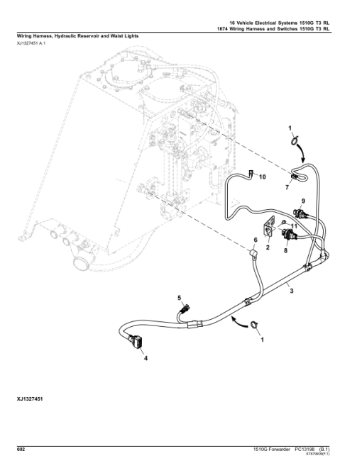 John Deere 1510G T3 RL Forwarders (SN D003601-004180) Parts Catalog Manual - PC13198 - Image 3