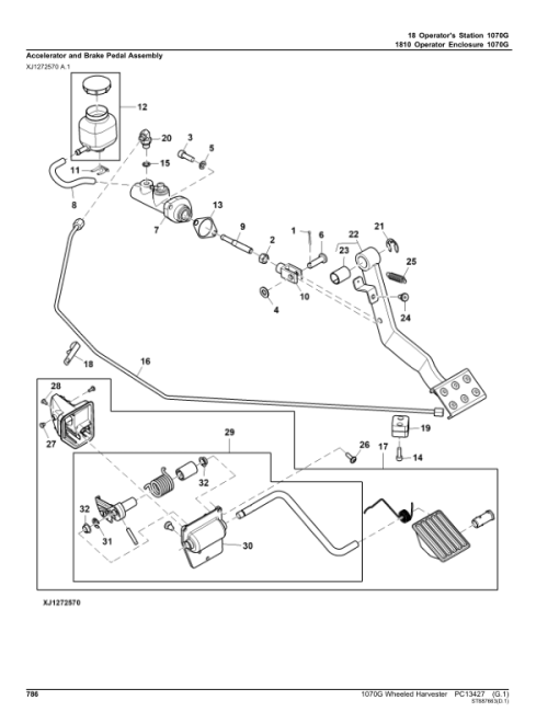 John Deere 1070G Harvester (SN F002501-002516) Parts Catalog Manual - PC13427 - Image 4