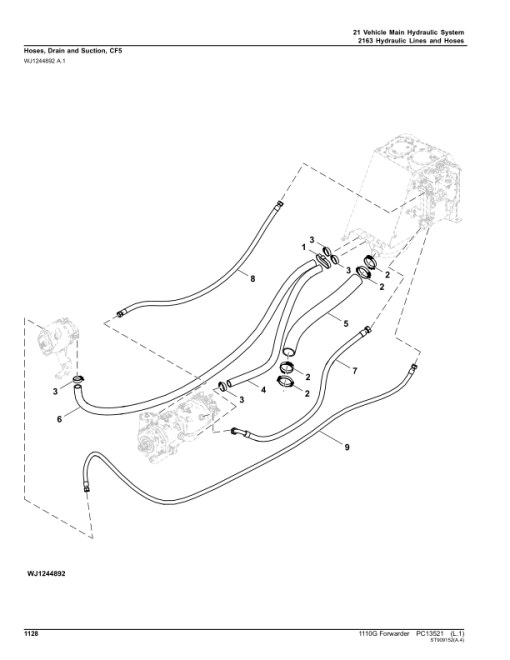 John Deere 1110G FT4 RL Forwarders (SN L004459-) Parts Catalog Manual - PC13521 - Image 4