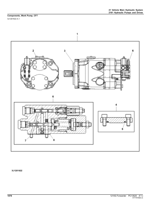 John Deere 1210G FT4 RL Forwarders (SN L002509-) Parts Catalog Manual - PC13525 - Image 3