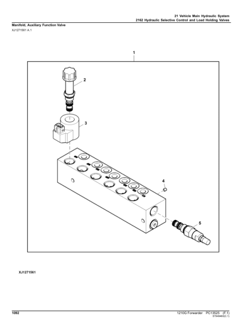 John Deere 1210G FT4 RL Forwarders (SN L002509-) Parts Catalog Manual - PC13525 - Image 4