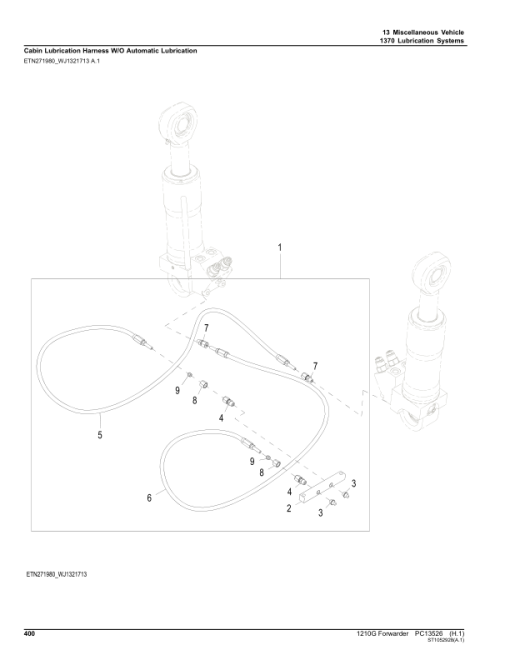 John Deere 1210G T2 RL Forwarders (SN C002509-) Parts Catalog Manual - PC13526 - Image 4