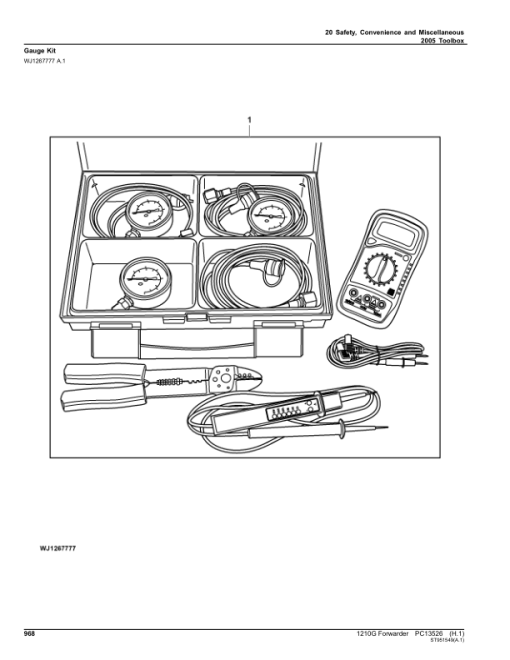 John Deere 1210G T2 RL Forwarders (SN C002509-) Parts Catalog Manual - PC13526 - Image 2