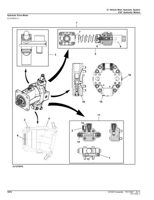 John Deere 1210G FT4 FFC Forwarders (SN L002509-) Parts Catalog Manual - PC13527 - Image 4