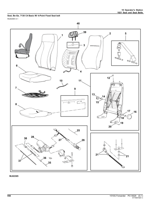 John Deere 1510G FT4 RL Forwarders (SN C002509-) Parts Catalog Manual - PC13529 - Image 4