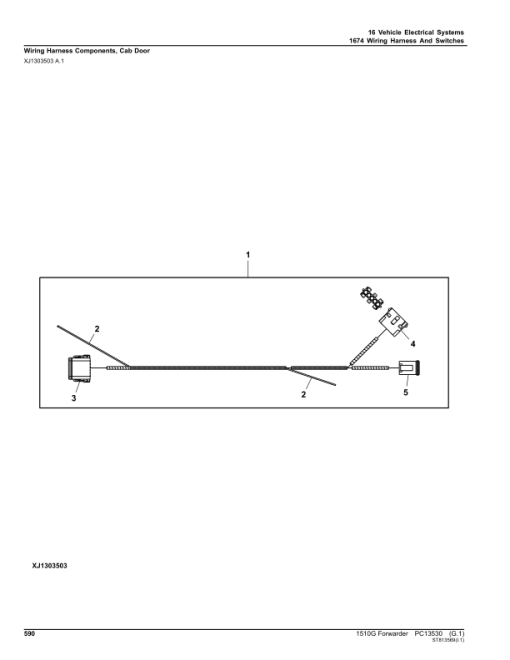 John Deere 1510G T2 RL Forwarders (SN C004181-) Parts Catalog Manual - PC13530 - Image 3