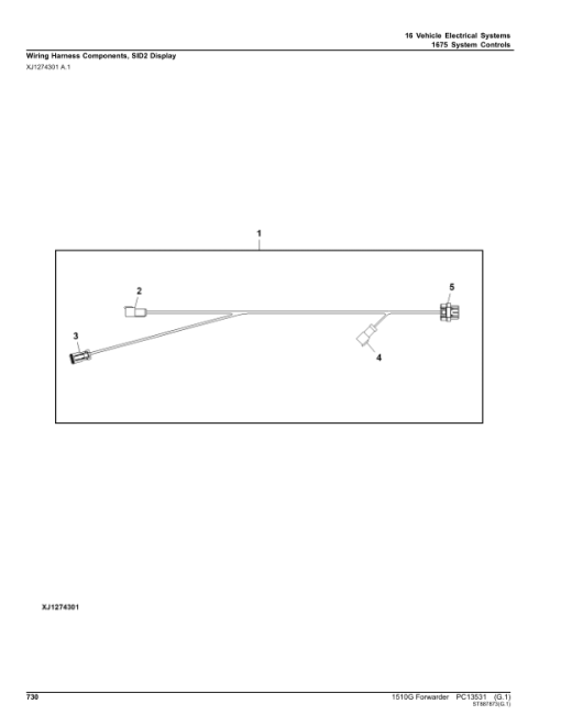 John Deere 1510G T3 RL Forwarders (SN D004181-) Parts Catalog Manual - PC13531 - Image 2