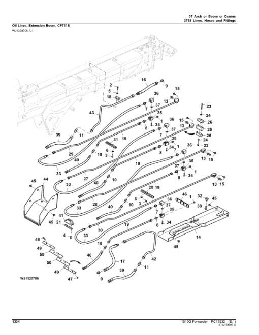 John Deere 1510G FT4 FFC Forwarders (SN L004181-) Parts Catalog Manual - PC13532 - Image 4