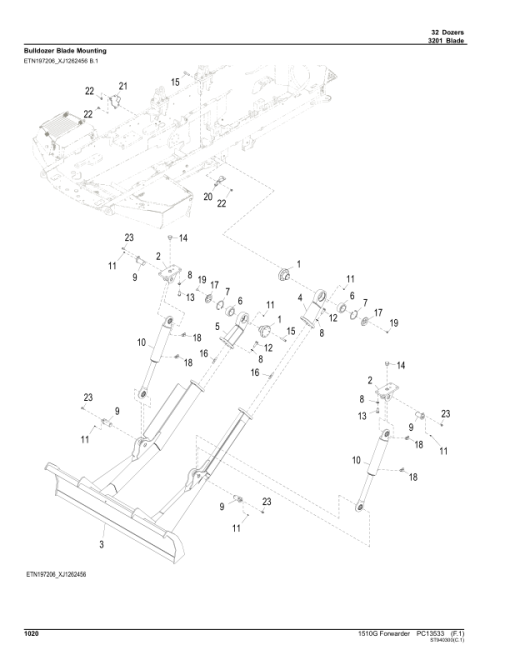 John Deere 1510G T2 FFC Forwarders (SN C004181-) Parts Catalog Manual - PC13533 - Image 3