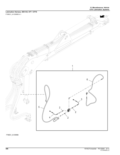 John Deere 1510G T3 FFC Forwarders (SN D004181-) Parts Catalog Manual - PC13534 - Image 4