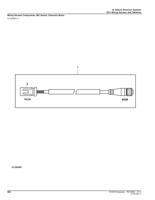 John Deere 1510G T3 FFC Forwarders (SN D004181-) Parts Catalog Manual - PC13534 - Image 3