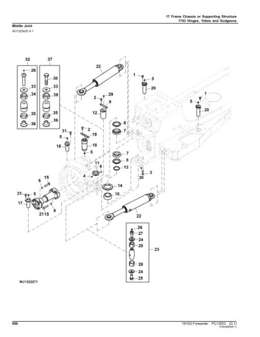 John Deere 1910G Forwarders (SN L002175-002339) Parts Catalog Manual - PC13553 - Image 2