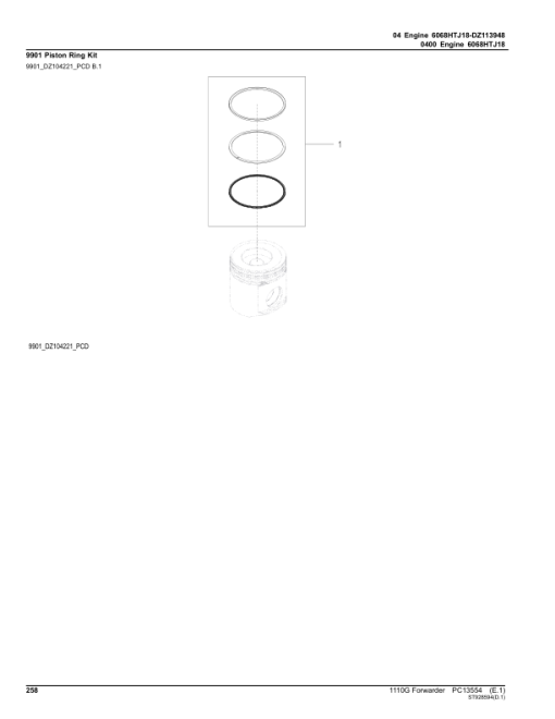 John Deere 1110G FT4 RL Forwarders (SN L004403-004458) Parts Catalog Manual - PC13554 - Image 3