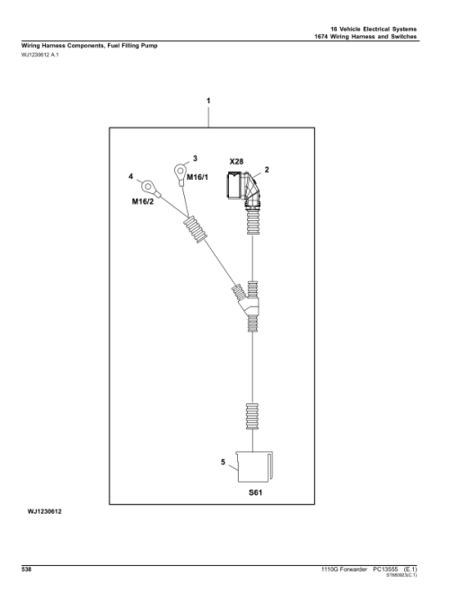 John Deere 1110G FT4 FFC Forwarders (SN L004403-004458) Parts Catalog Manual - PC13555 - Image 4