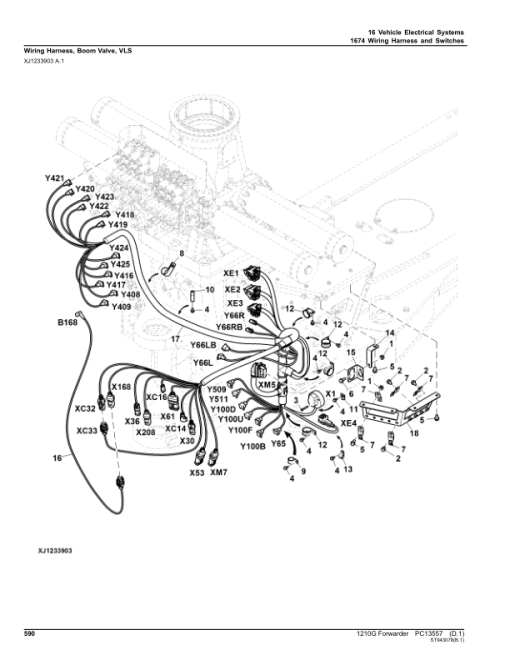 John Deere 1210G FT4 FFC Forwarders (SN L002414-002508) Parts Catalog Manual - PC13557 - Image 3