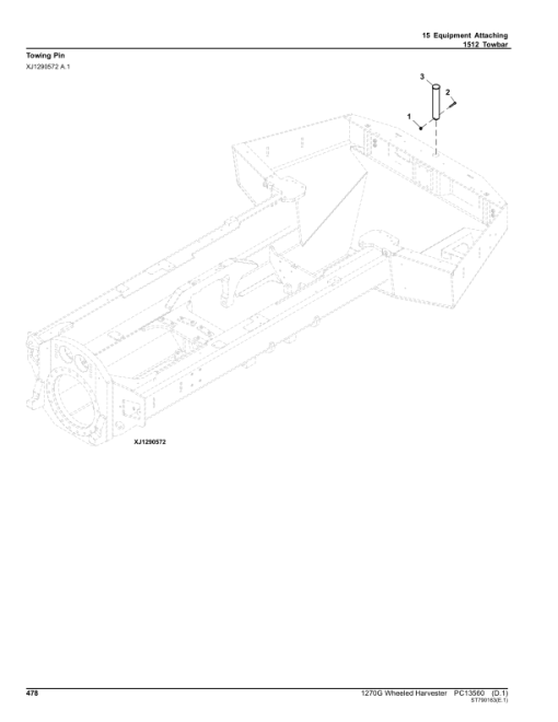 John Deere 1270G 6W Wheeled Harvesters (SN L004469-004998) Parts Catalog Manual - PC13560 - Image 3