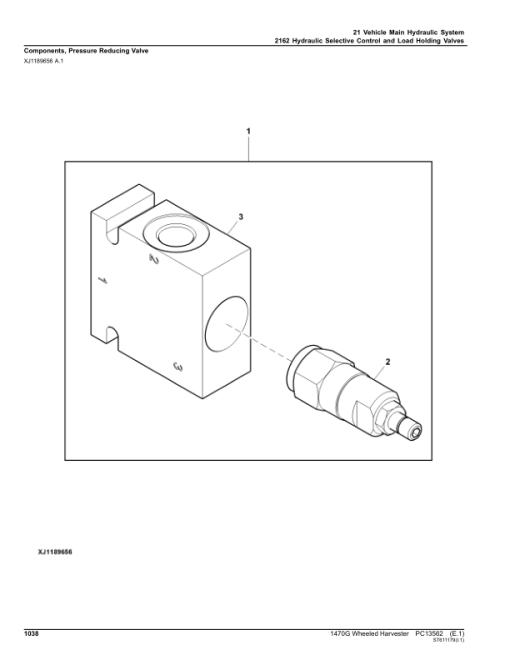 John Deere 1470G Wheeled Harvesters (SN L002211-002291) Parts Catalog Manual - PC13562 - Image 3