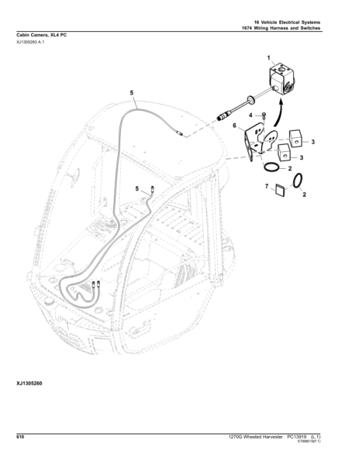 John Deere 1270G 6W Wheeled Harvesters (SN 1WJ1270G_ _L004999-) Parts Catalog Manual - PC13919 - Image 2