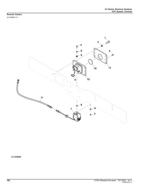 John Deere 1270G 8W Wheeled Harvesters (SN 1WJ1270G_ _L004999-) Parts Catalog Manual - PC13922 - Image 4