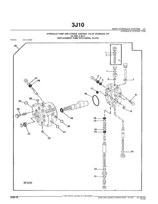 John Deere 646, 646B Compactors Parts Catalog Manual - PC1481 - Image 4