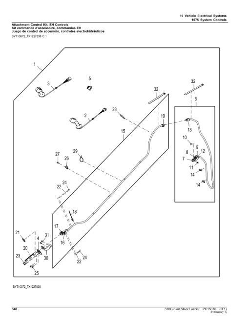 John Deere 318G Skid Steers (SN 1T0318G _  J288093-) Parts Catalog Manual - PC15010 - Image 4